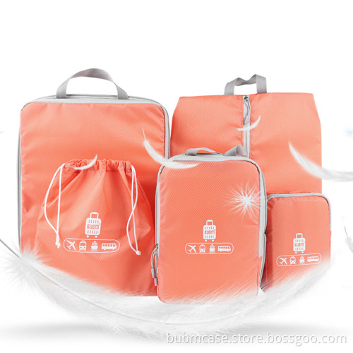 BUBM new 5 pcs different size travel luggage organizer case